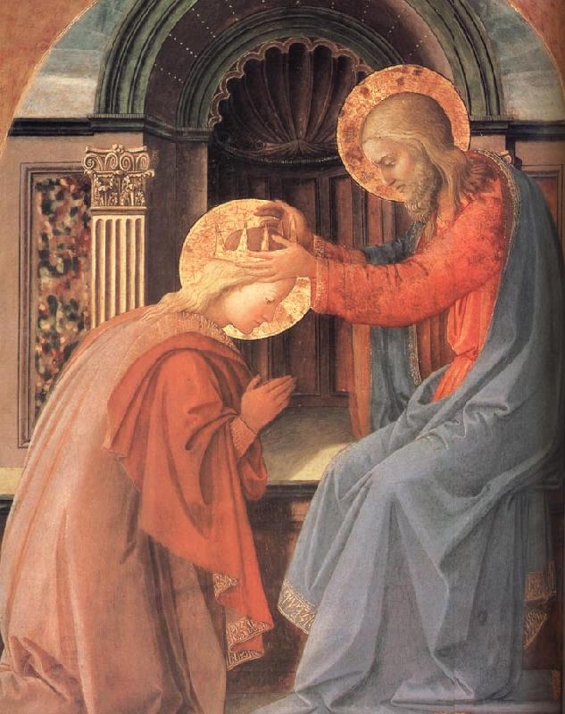Fra Filippo Lippi Details of The Coronation of the Virgin oil painting picture